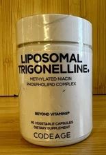 Codeage Liposomal Trigonelline Supplement 250mg 90 Capsules Metabolism Support 