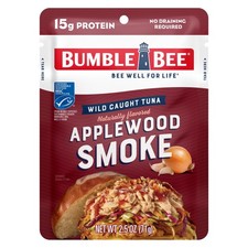 Bumble Bee Applewood Smoke Seasoned Tuna, 2.5 oz Pouch Ounce (Pack of 1)