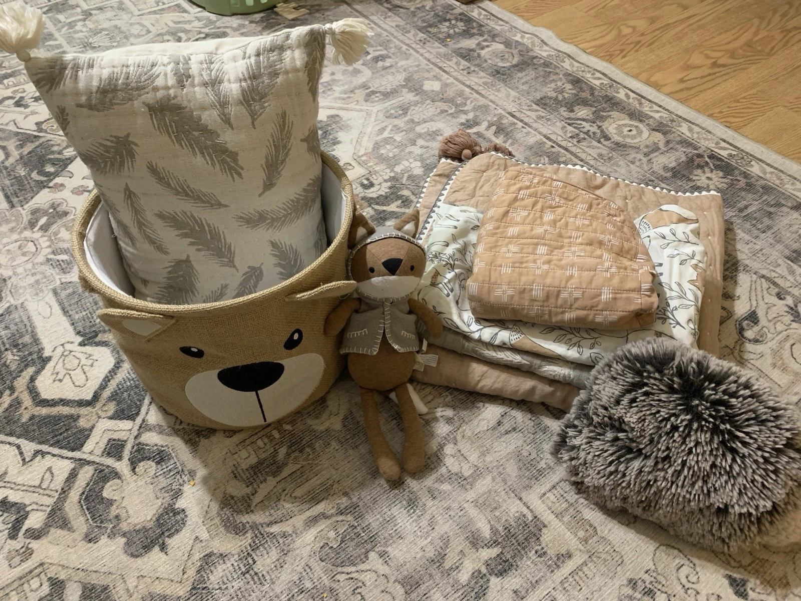 Crane Baby Nursery Bedding & Decor Bundle