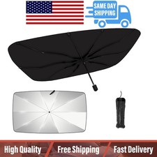 Car Sun Shade Windshield Sunshade Front Window Cover Visor Uv Umbrella Foldable