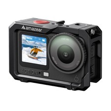 AMAZEAR Metal Protective Case for DJI Osmo Action 6 Accessories, Black