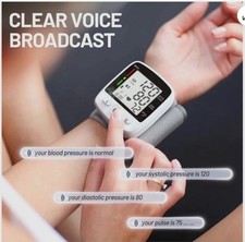 Blood Pressure Monitor with Carrying Case Portable easy to use