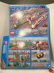 Lego 7898 Green CARGO TRAIN DELUXE Remote Control RC Box Track Manuals - Nice!