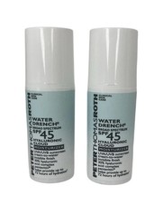 Peter Thomas Roth Water Drench SPF 45 Hyaluronic Cloud Moisturizer 0.17 oz Ea x2