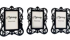 Two-Inch Metal Vintage Picture Frame 3Pcs,1 1/2" x 2 1/4" Mini Metal Picture ...