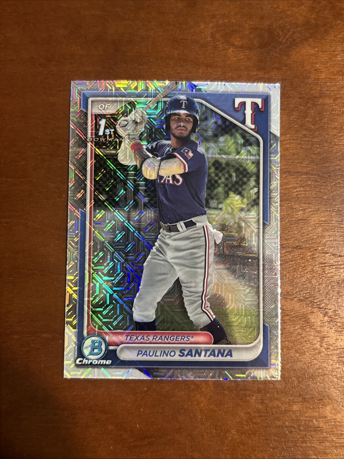 Paulino Santana 2024 Bowman Chrome - RC Prospects 1st Mojo Refractor #BCP-245