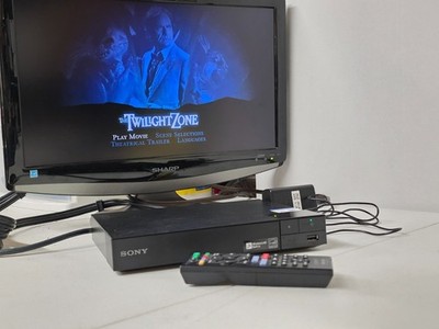 Sony BDP-S3700 Streaming Blu-Ray Player Wi-Fi Built-In with Remote & AC Power