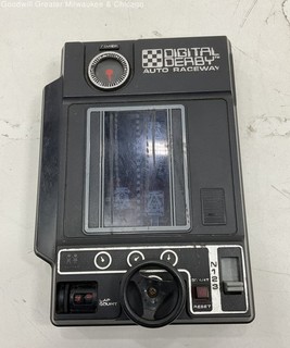Vintage Digital Derby Auto Raceway Game (Untested)