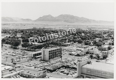 orig. Photo Las Vegas Parking Cars ''Las Vegas Club'' 1960s USA Aerial View