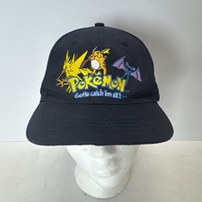 VTG Pokemon  Gotta Catch Em All  Youth Hat Nintendo 2000 Embroidered Kids RARE 
