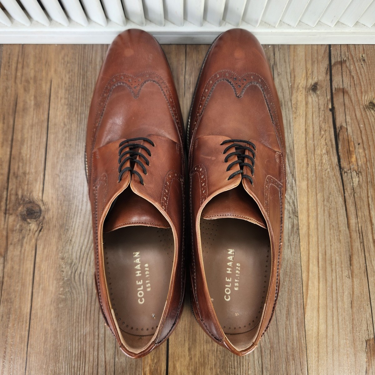Cole Haan Modern Essentials Grand.OS Wingtip Mens 13 W Brown 