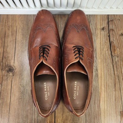 Cole Haan Modern Essentials Grand.OS Wingtip Mens 13 W Brown  display picture 3