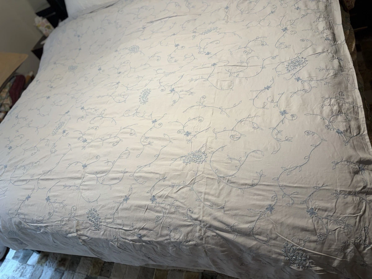 Pottery Barn Embroidered Duvet Covers & Bedding Sets for sale | eBay