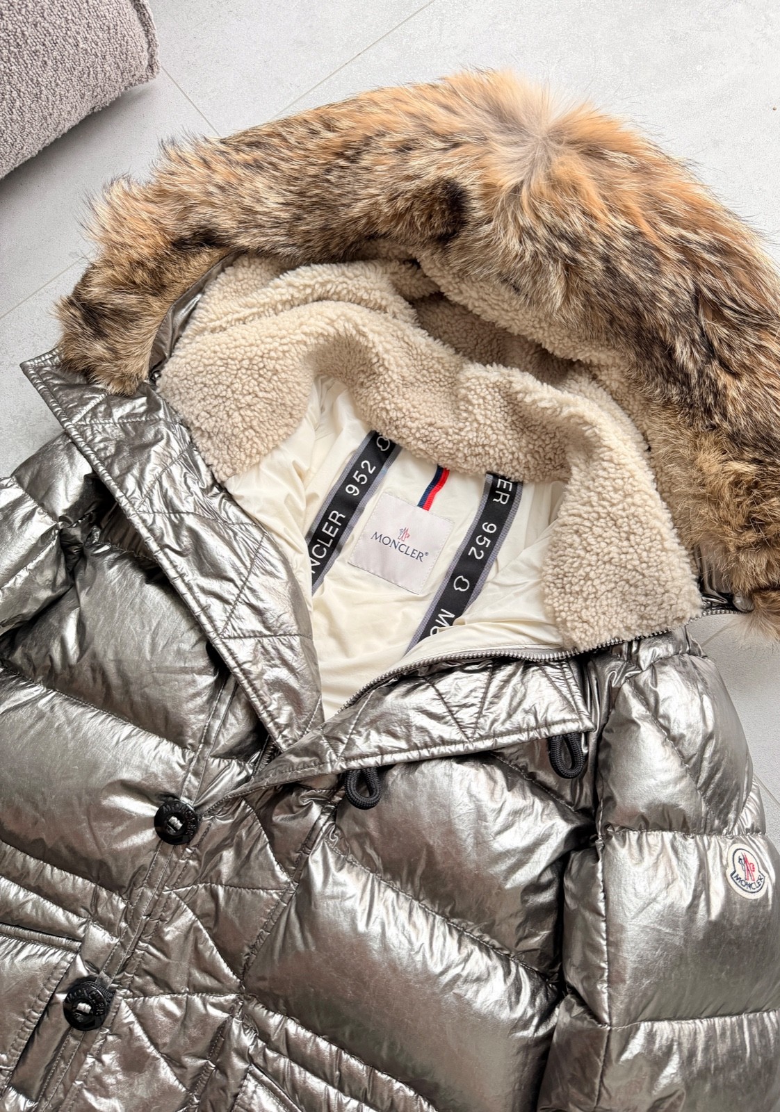 Authentic Men's MONCLER Inuit Quilted Down Puffer Jacket RARE Size Tag 0 fits S image 8