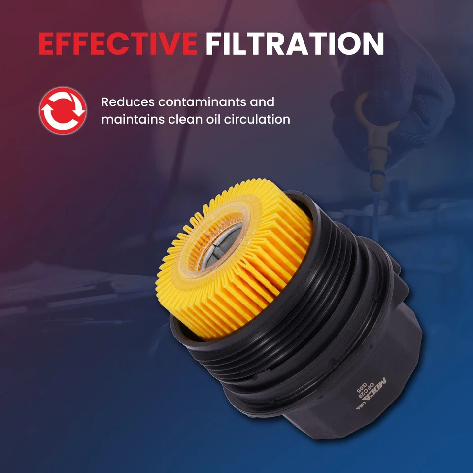 Tapa de filtro de aceite para Lexus CT200h ES300 Pontiac Scion Toyota Corolla Matrix Prius Foto 4 de 4