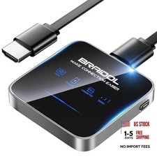 2027 Upgraded Wireless HDMI Display Dongle Adapter, Transmitter Streaming Black