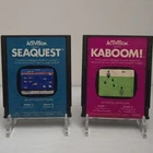 Activision Seaquest & Kaboom! - Atari 2600 Cartridge Bundle - Tested & Working!