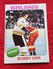 1975-76 O-PEE-CHEE HOCKEY 🔥 #100 BOBBY ORR (LOW GRADE) BOSTON BRUINS OPC