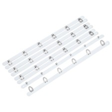 4 Pairs Corset Busk, 12.6" Metal Steel Boning Support with 6 Buttons 0.5 Width