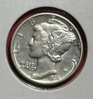 1938D US Mercury SILVER Dime "DENVER" Choice AU! Old US Coin!