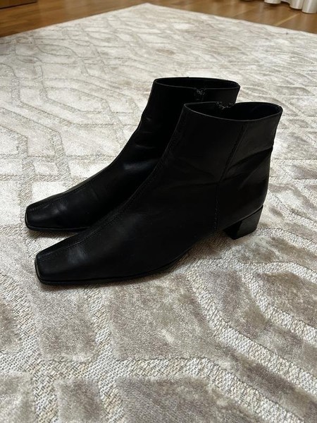 Men Paul Green Boots Black Leather 39
