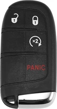 X AUTOHAUX M3N40821302 433MHz 46 Chip Replacement Keyless Entry Remote Black 