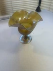 Tiffany Studios L.C.T. Antique Favril Glass Footed Bowl Signed Circa 1900