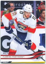 2025-26 Upper Deck Series 2 #322 A.J. Greer Florida Panthers
