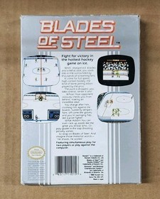 Blades Of Steel Nintendo NES, 1987 CIB Complete with Box, Manual and Foam