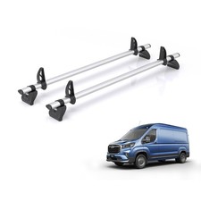 Maxus Deliver 9 Roof Rack Fits 2022+ Roof Models 2x Roof Bars Rhino Kammbar Pro