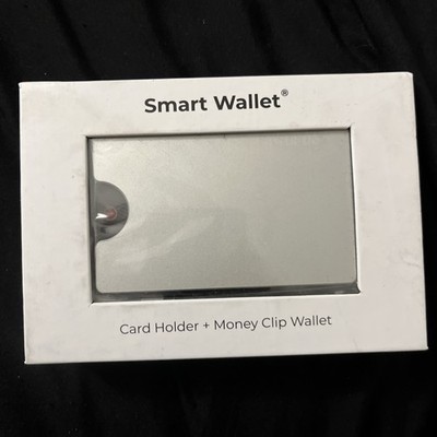 Storus Smart Wallet Money Clip RFID Blocking Slim Metal Wallet Premium Aluminum