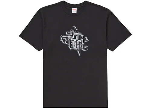 Taille XL T shirt noir Supreme Smoke (FW24) (FW24) noir