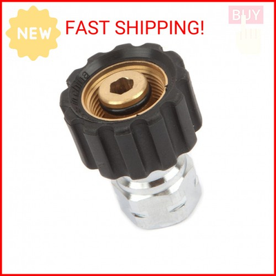 #ad Forney 75108 Pressure Washer Accessories Female Screw Coupling M22F to 3 8 Inc $16.91