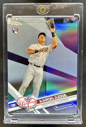 2017 Topps Chrome Aaron Judge RC Refractor Rookie #169 Yankees