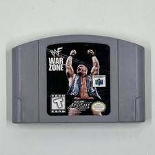 WWF Warzone N64 Authentic Tested Nintendo 64 WWE Stone Cold Steve Austin Works
