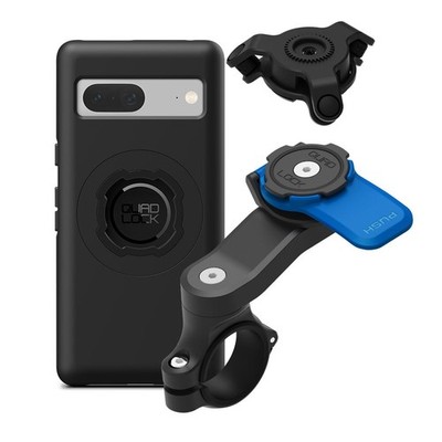 Quad Lock Moto Handlebar Mount + Vibration Dampener + Pixel MAG Case