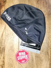 Gore Bike Wear Wind Stopper Road Cycling Cap Size Large Black Bicycle Gear
