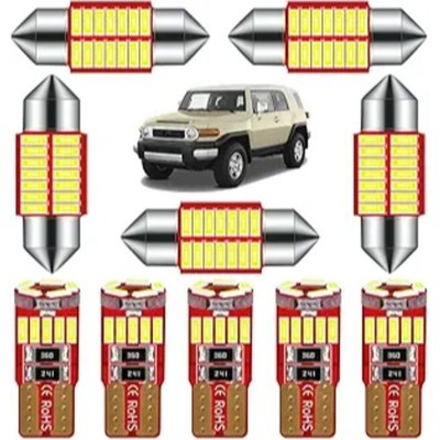 Interior LED Light Compatible with 2006-2014 FJ Cruiser (10-pc Bulb 6000k)