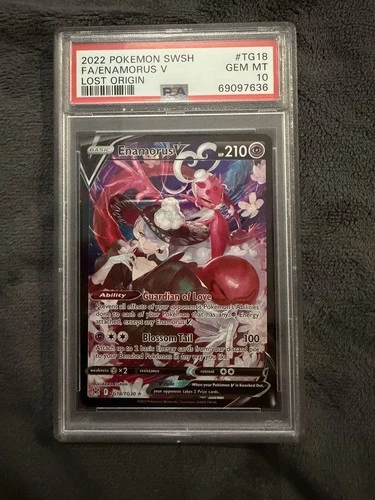 PSA 10 Enamorus TG18 Lost Origin 2022 Pokemon GEM MINT