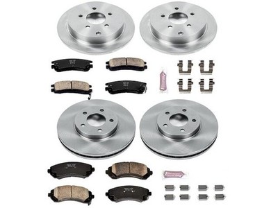 Front and Rear Brake Pad and Rotor Kit fits Chevy Venture 2002-2004 AWD 36DFZPTC