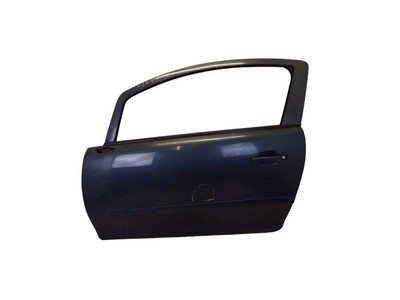 Tür vorne links 3türig Z168 METRO BLAU PERL passt für OPEL CORSA D 1.0 93191126