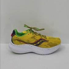 Saucony Kinvara 14 training shoes yellow running sneaker lightweight women 7