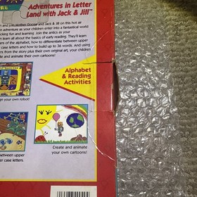 Adventures in Letter Land with Jack & Jill (Sega Pico) Storyware Cart In Box