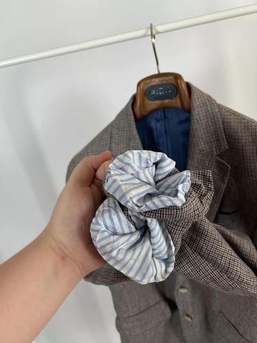 Chaqueta Blazer Híbrida Hackett London Lino Micro Cuadros Forro Extraíble EE. UU. 38R - Imagen 8 de 16