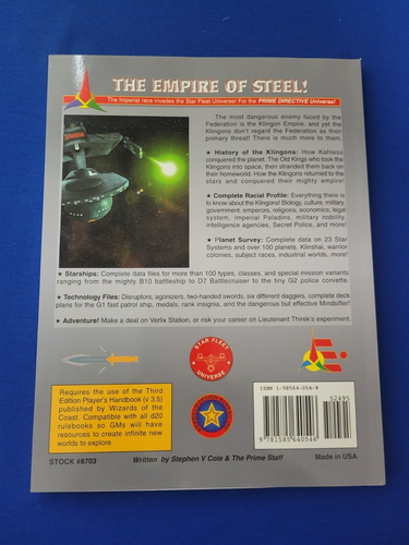 Klingons: Complete Imperial File Data - Amarillo Design Bureau - Bild 2 von 2