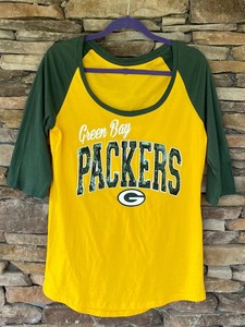 New Team Apparel Nfl Green Bay Packers Shirt Women S Size L Ebay