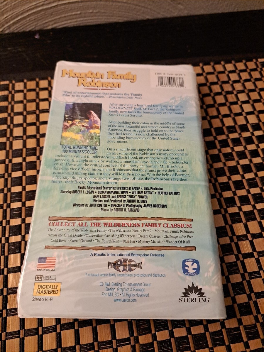 Mountain Family Robinson VHS Tape Wilderness Classic Video's Part