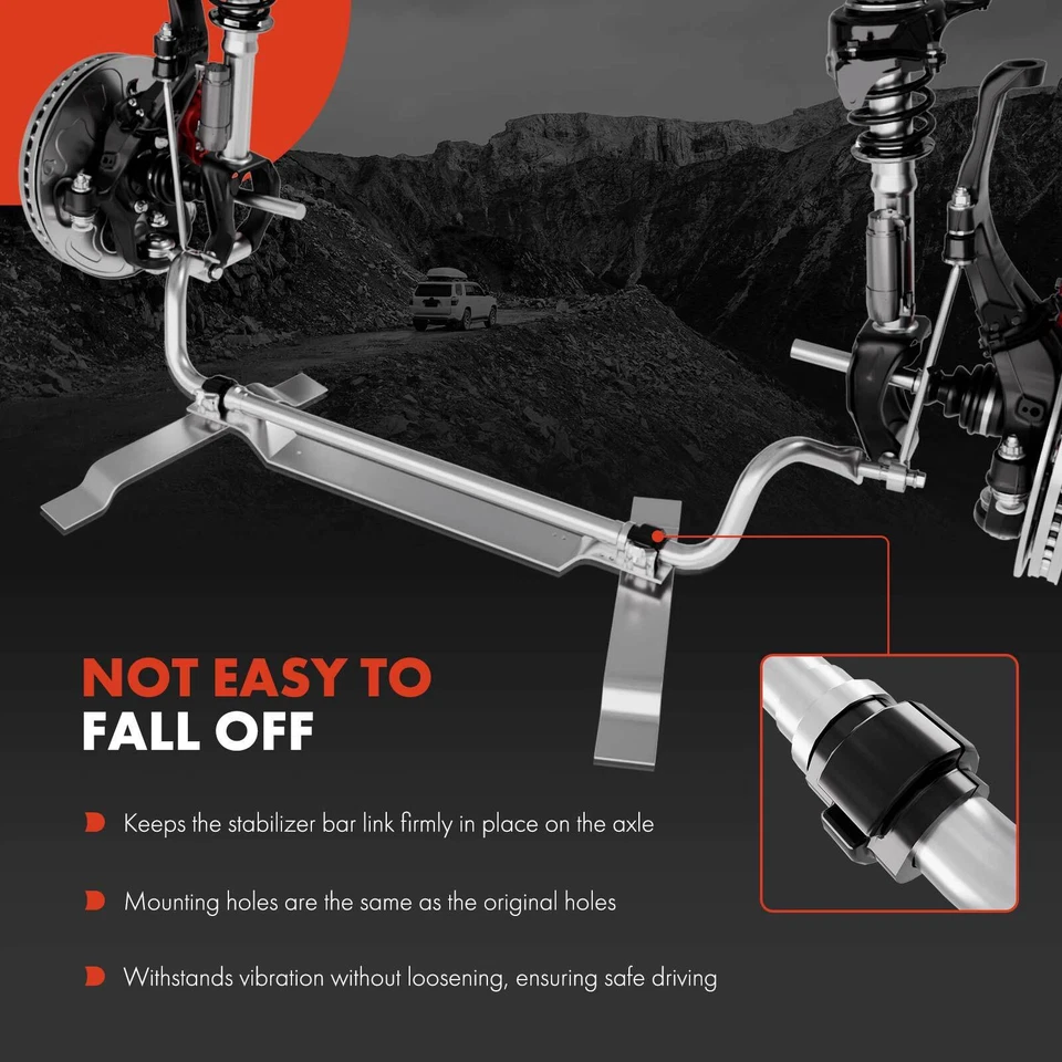 Suspension Sway Bar w/ Bushing Kit Front for Saturn SL SL1 SL2 91-02 SC SC1 SW2 - Image 4 of 4