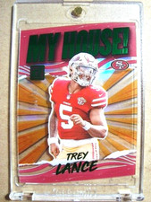 2021 Trey Lance Panini Clearly Donruss Rookie My House RC /25 MINT 🔥🔥🔥