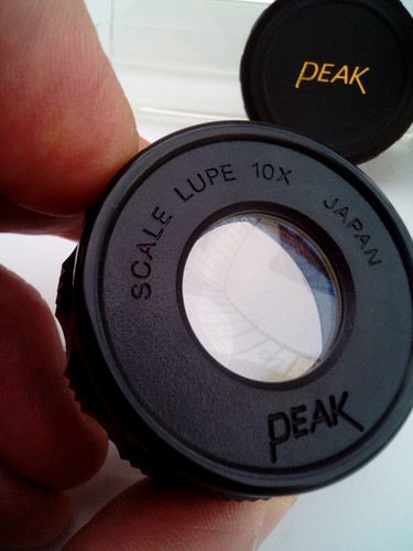 PEAK Scale Loupe 10X posiada precyzyjnie skonstruowane soczewki achromatyczne JAPONIA Vintage - Zdjęcie 2 z 13